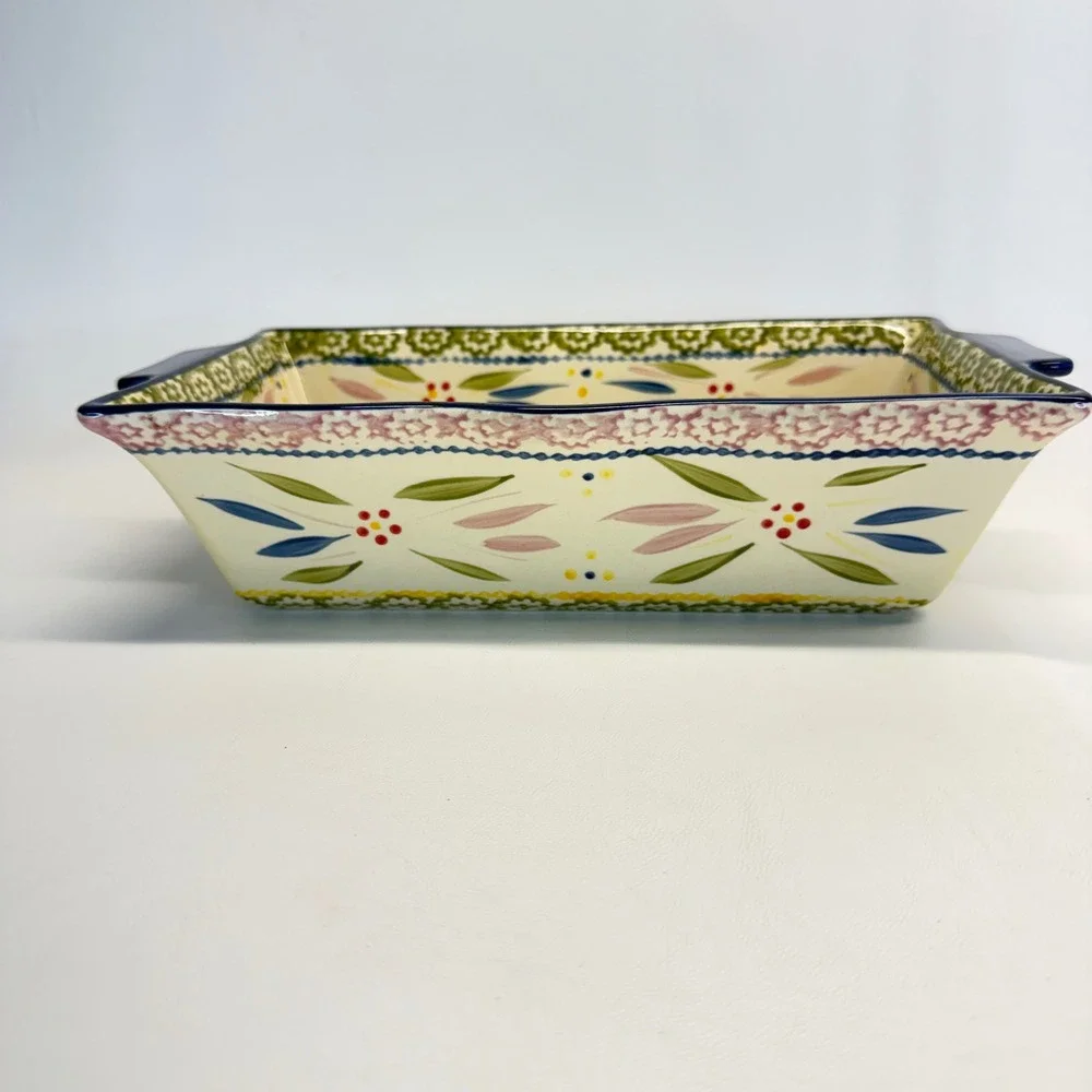 Temp-tations Old World 1.7 QT Rectangular Baker Trivet Loaf Pan KFI-XNG-753042
